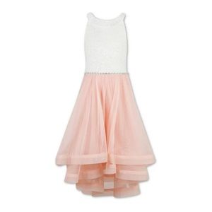 Walmart Girl Pink/White sparkle dress